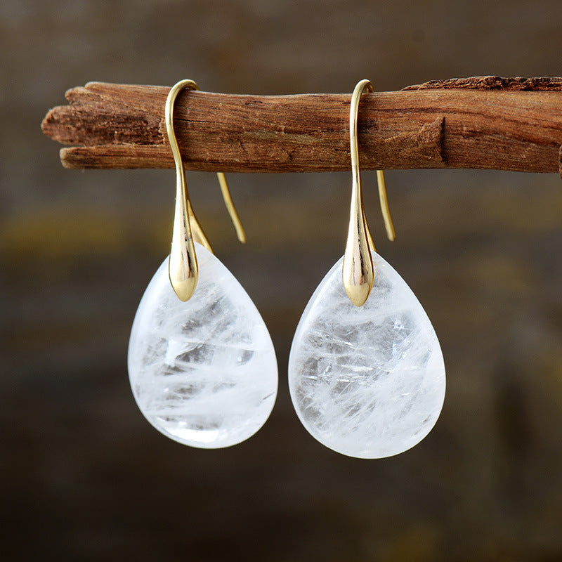 Crystal Dangle Earrings (4 Colors)