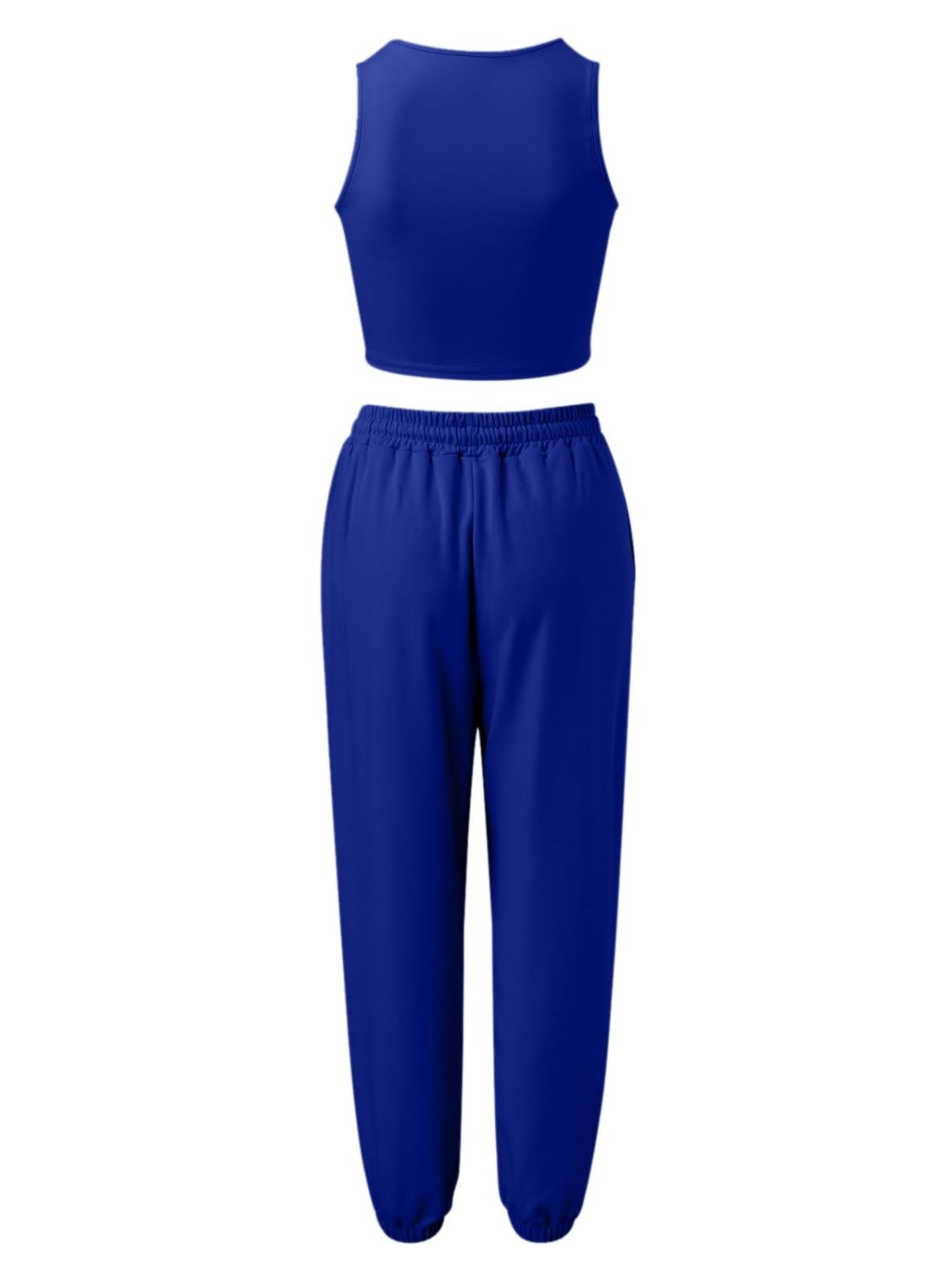 Outfit Set - Wide Strap Top and Drawstring Joggers Set (8 Colors)