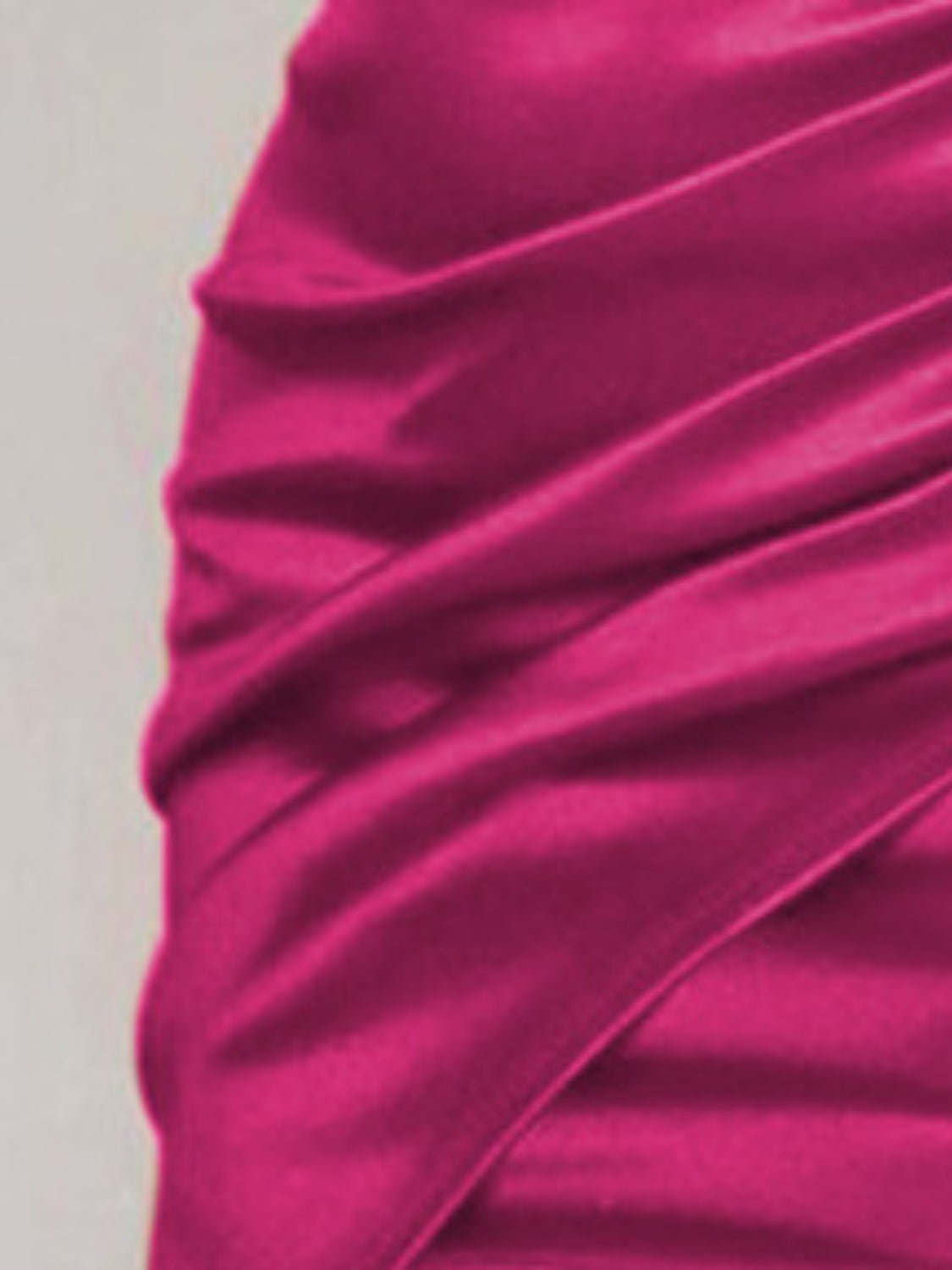 Ruched Spaghetti strap Wrap Dress (4 Colors)