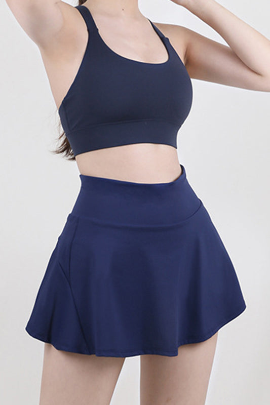 High Waist Pleated Active Skirt (5 Colors)
