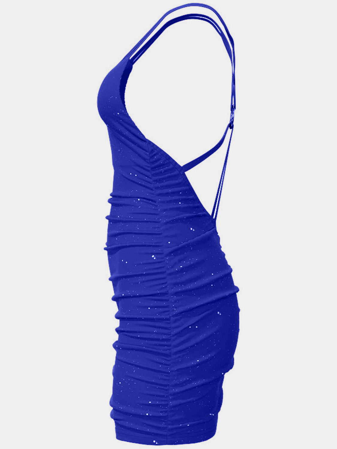 Glitter Double Spaghetti Straps Mini Dress (6 Colors)