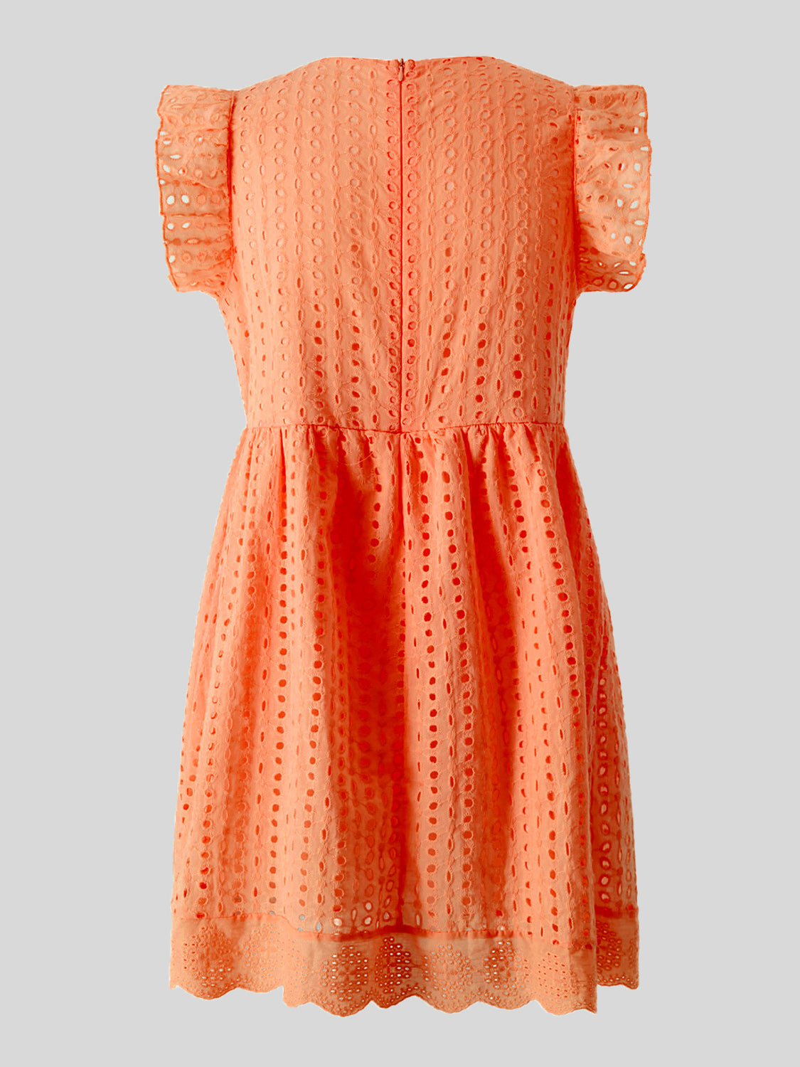 Ruffled Eyelet Cap Sleeve Mini Dress (7 Colors)