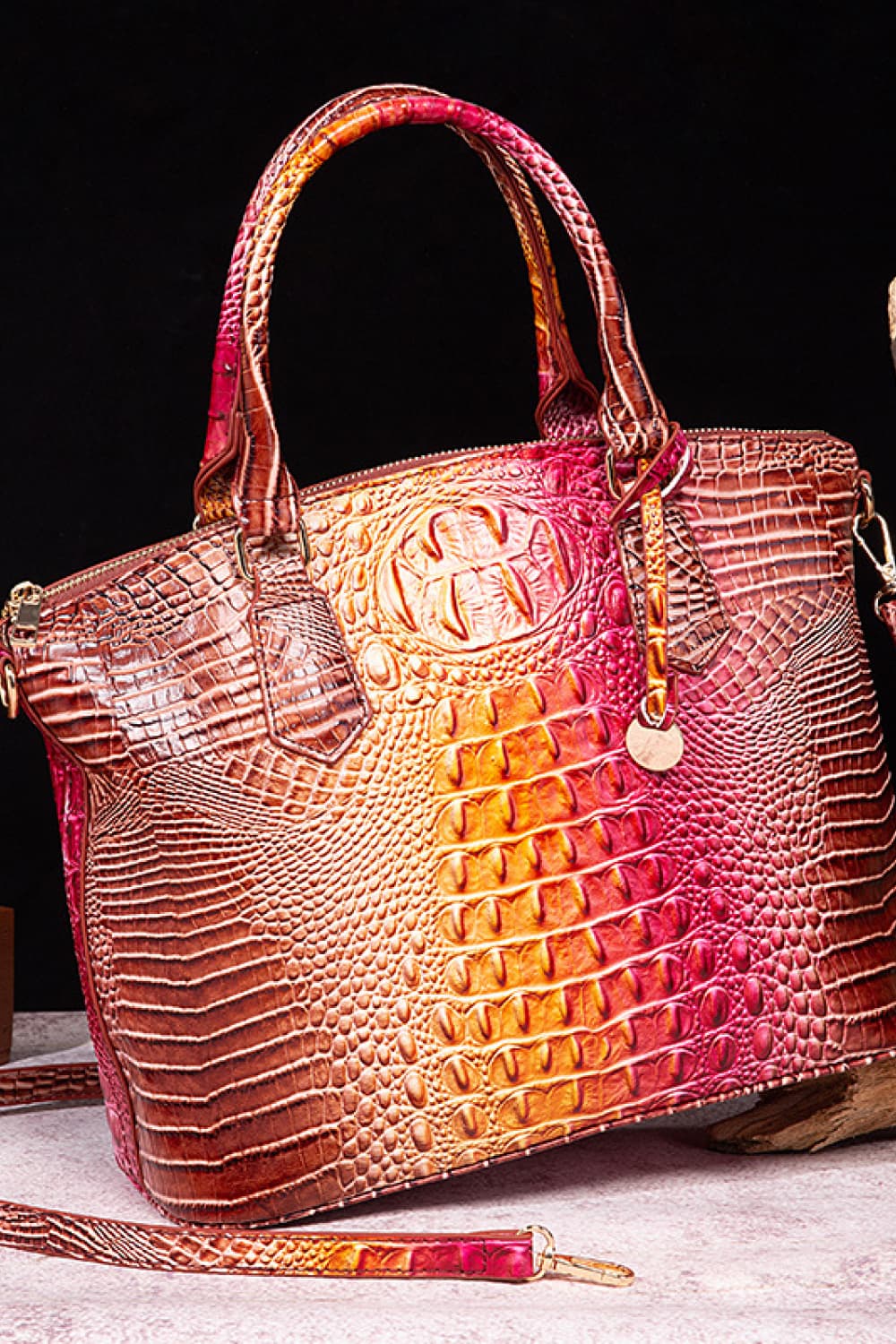 Gradient PU Leather Handbag (14 Colors)