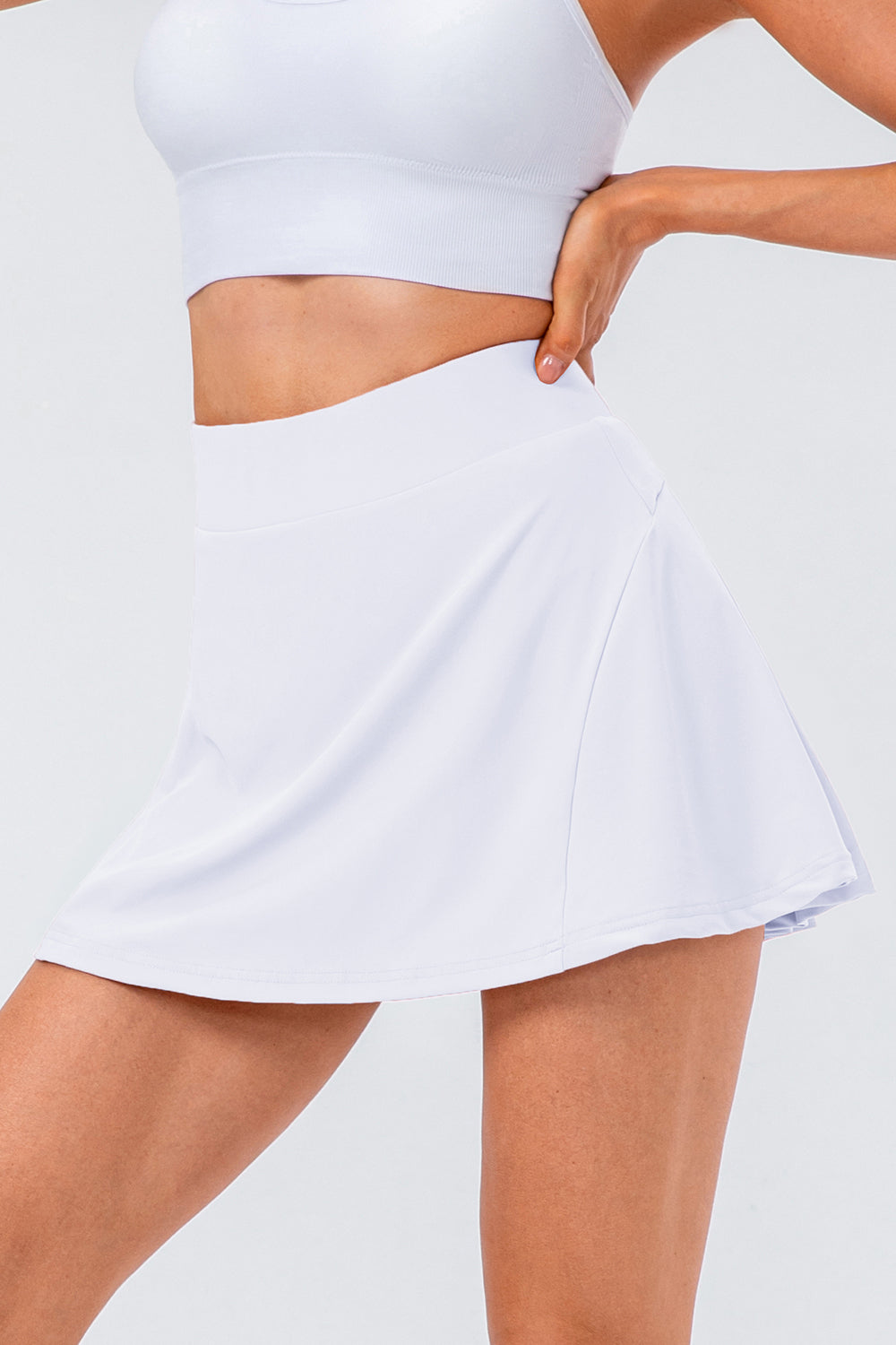 High Waist Pleated Active Skirt (6 Colors)