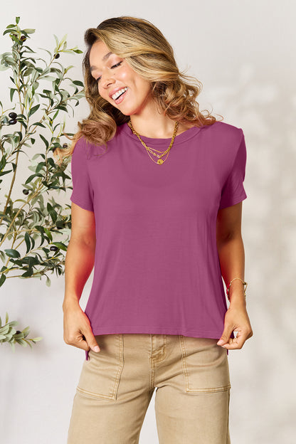 Basic Bae Full Size Round Neck Short Sleeve T-Shirt (6 Colors)