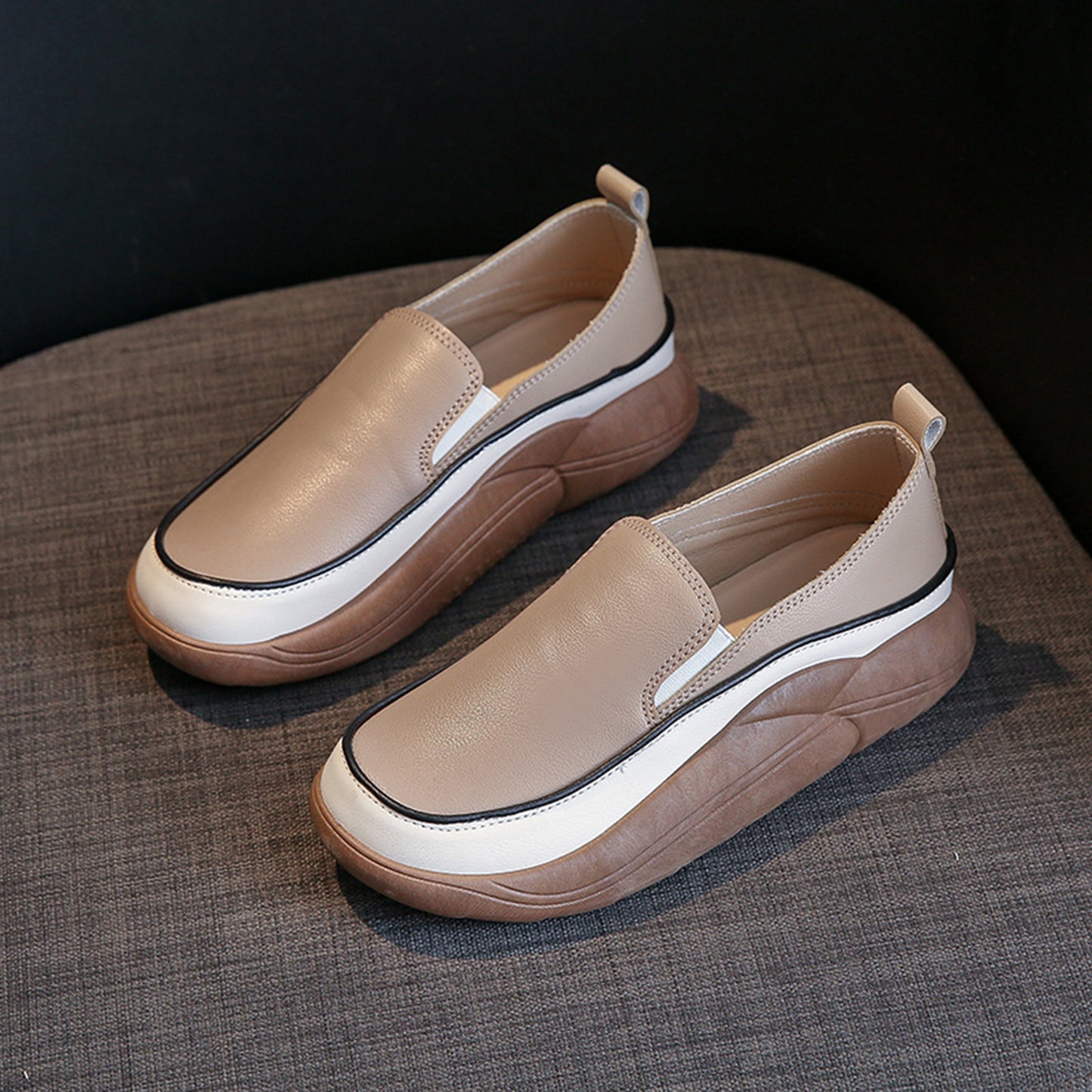 Chunky Slip On Shoes (4 Colors)