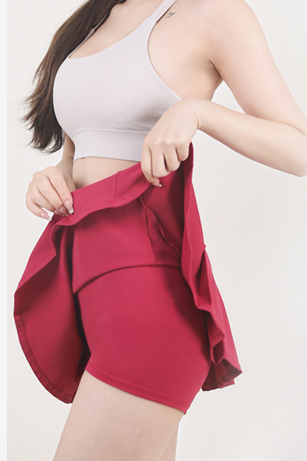 High Waist Pleated Active Skirt (5 Colors)