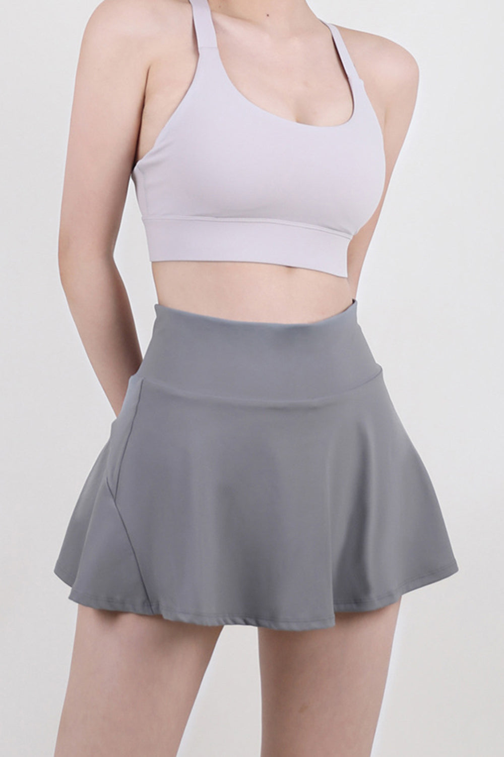 High Waist Pleated Active Skirt (5 Colors)