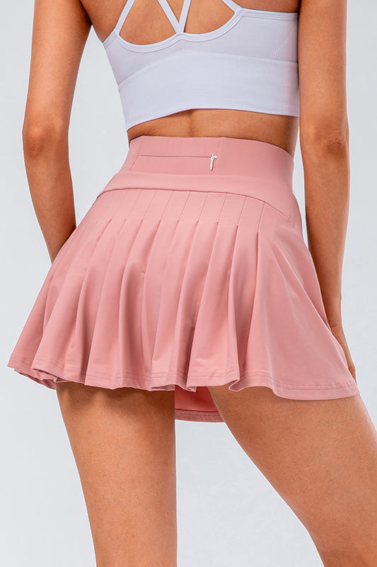 High Waist Pleated Active Skirt (6 Colors)