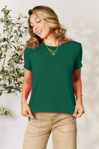 Basic Bae Full Size Round Neck Short Sleeve T-Shirt (6 Colors)