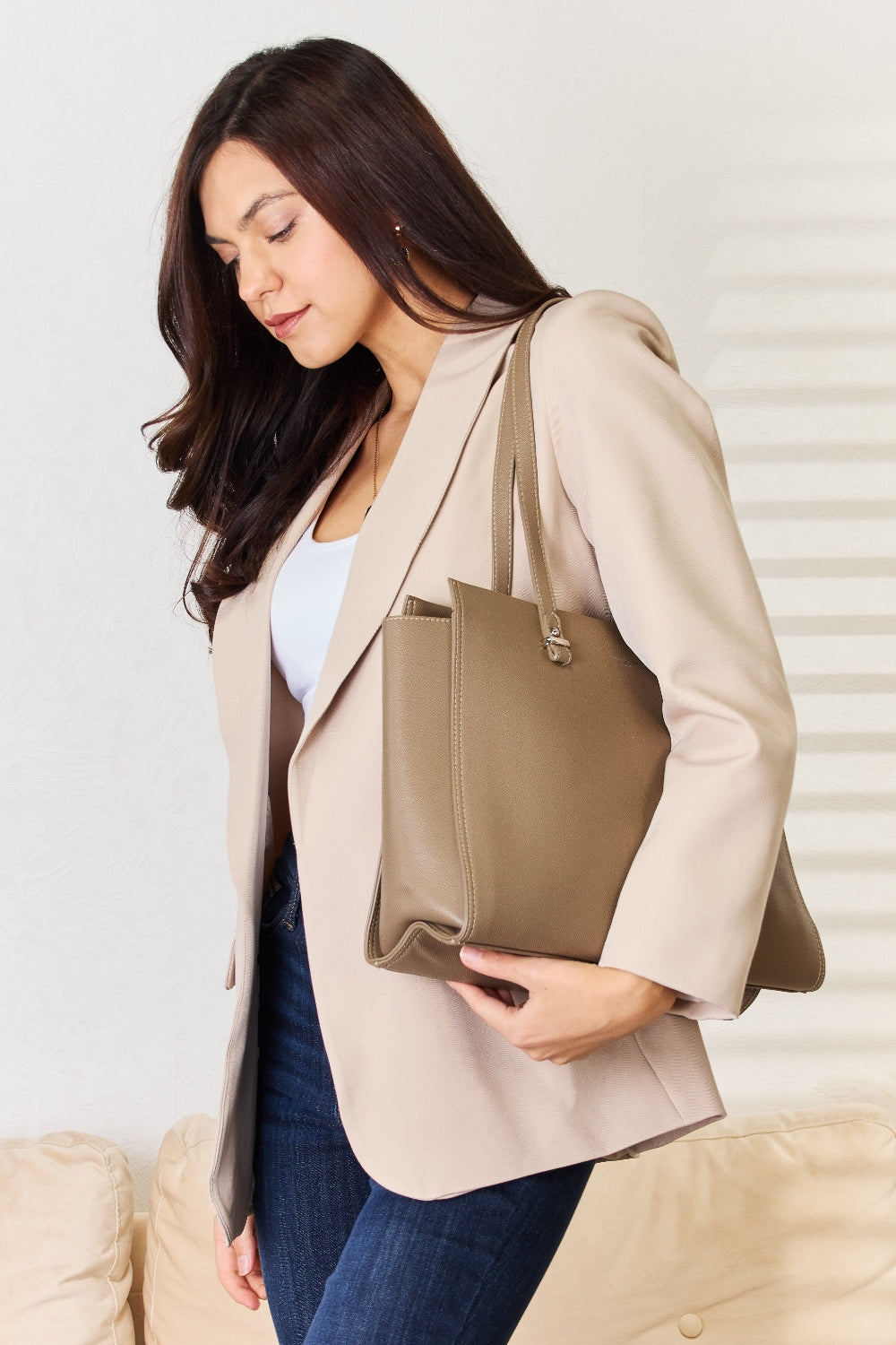 David Jones Medium Work Tote Bag (2 Colors)
