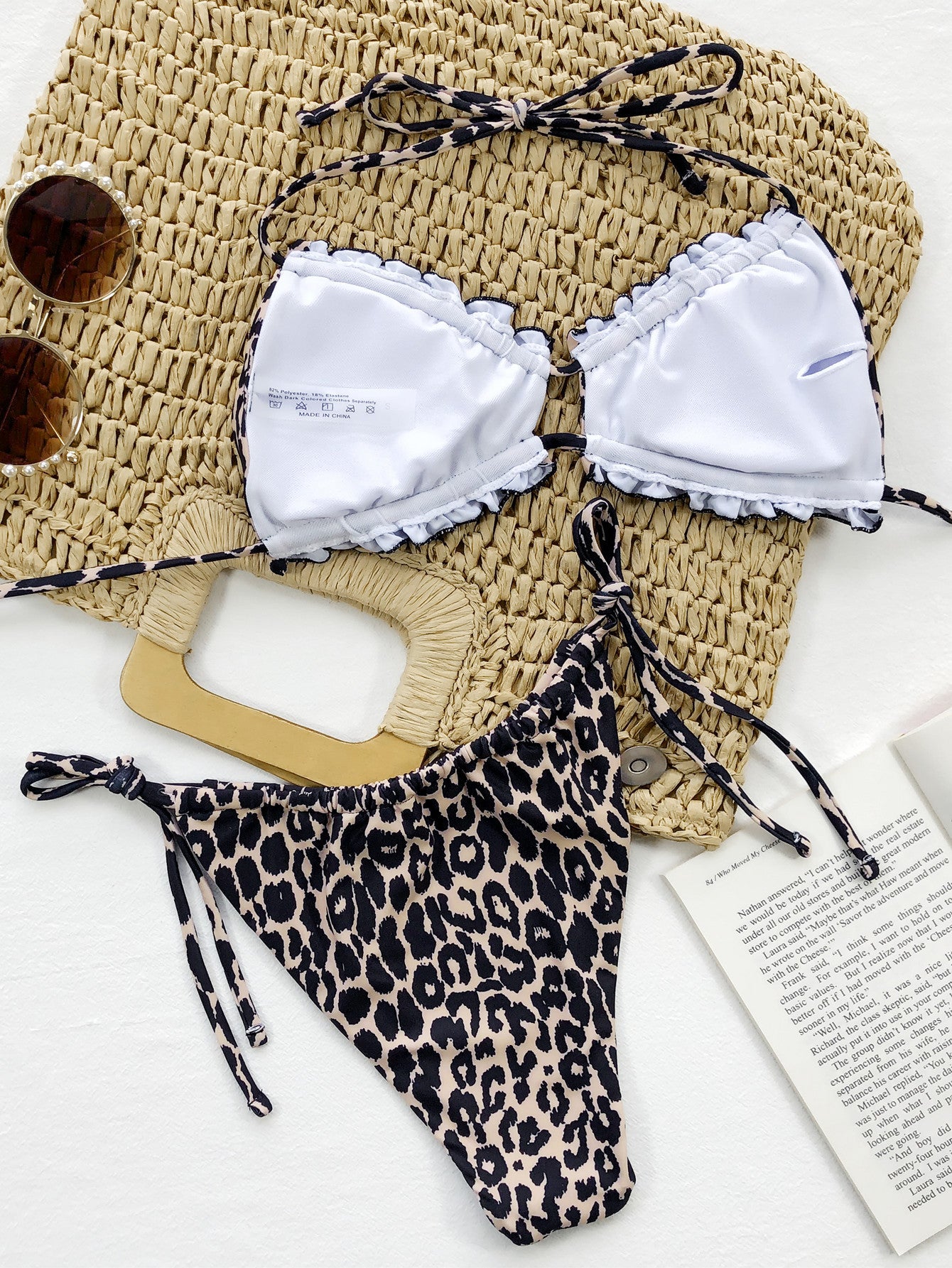 Frill Trill Halter Neck Bikini Set (5 Colors)