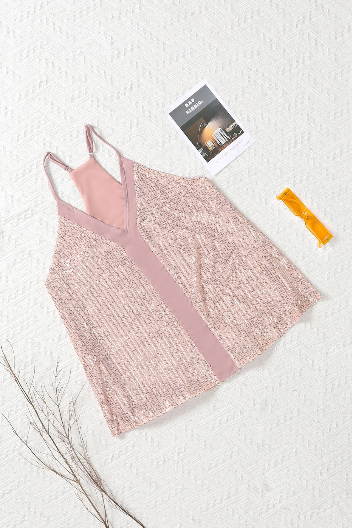 Sequin Racerback Tank (5 Colors)