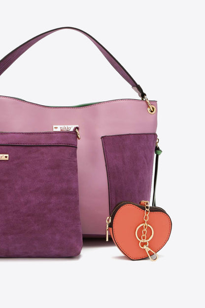 Nicole Lee USA Sweetheart Handbag Set (5 Colors)