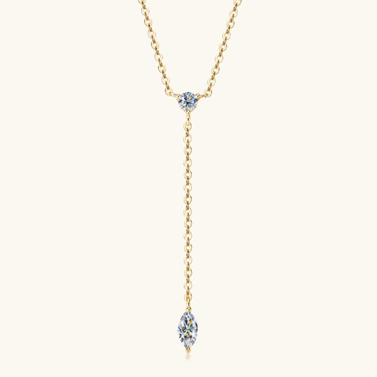 Moissanite 925 Sterling Silver Necklace (2 Colors)