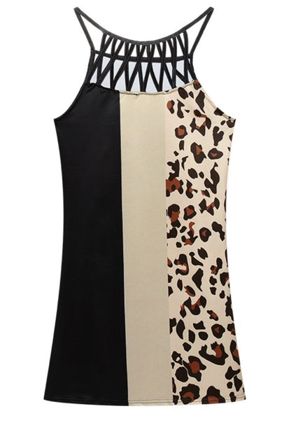 Printed Grecian Neck Mini Dress (9 Colors)