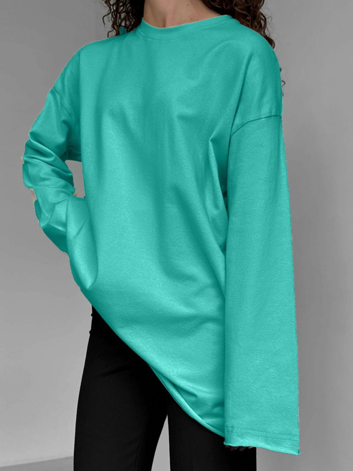 Round Neck Long Sleeve T-Shirt